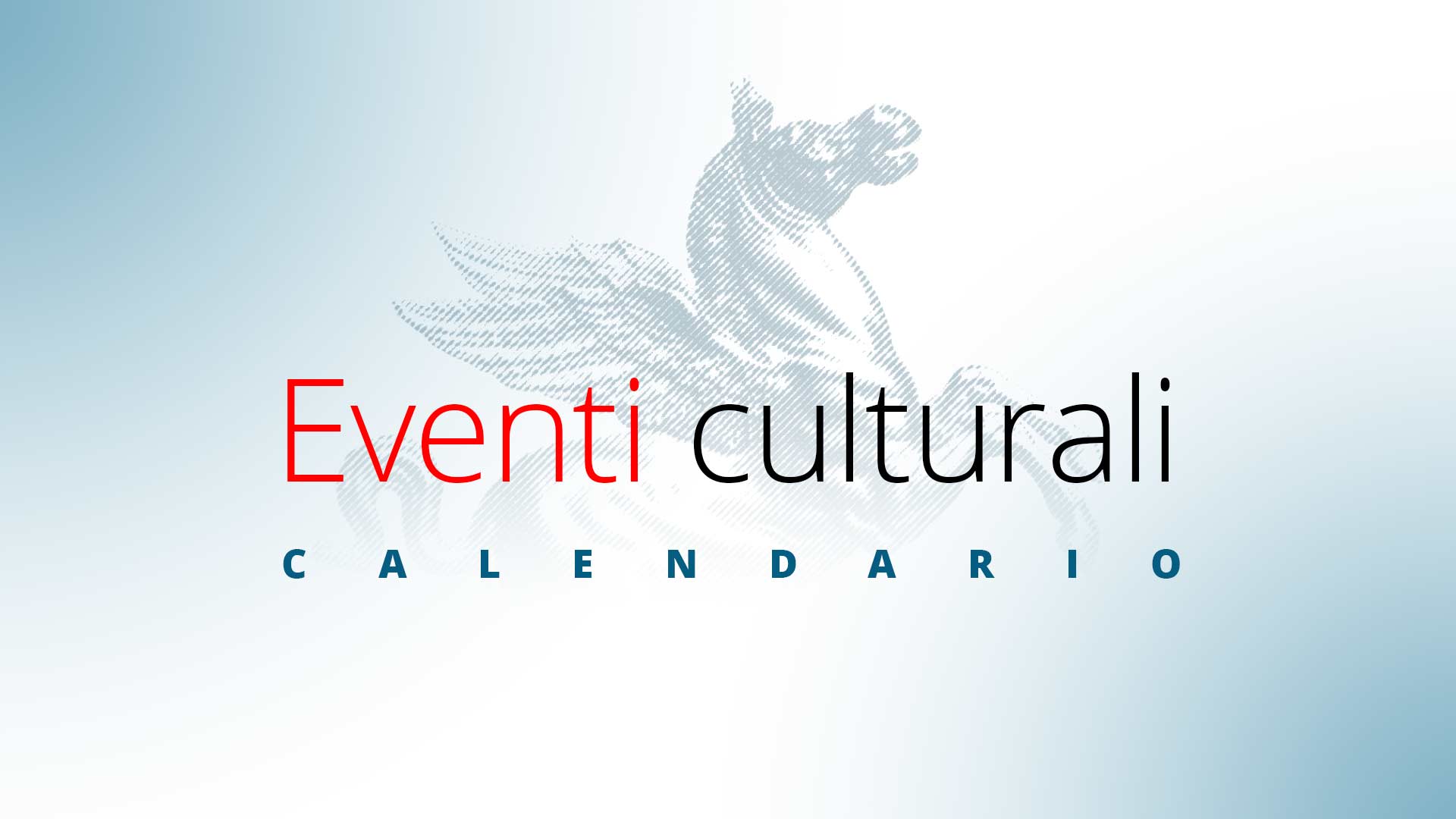 Calendario degli eventi culturali