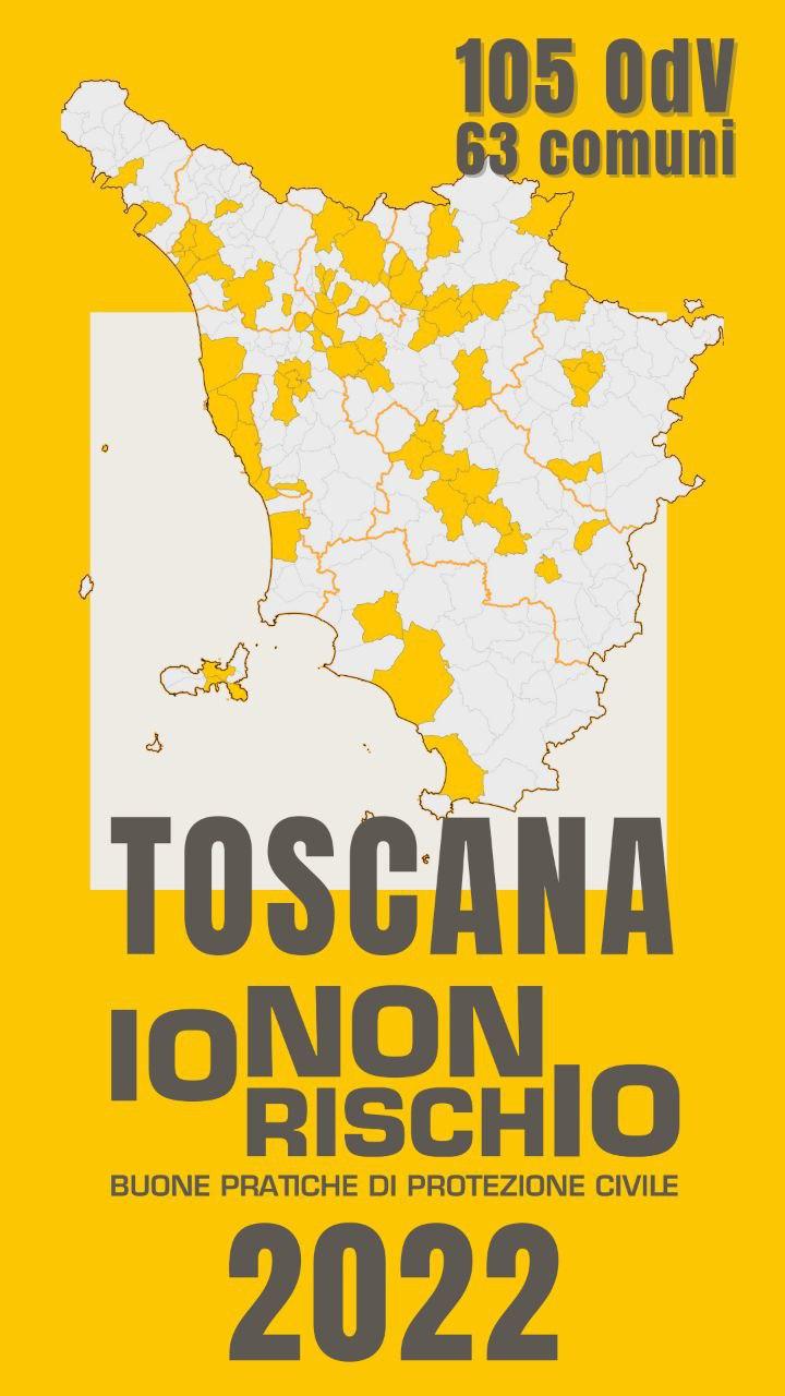 Mappa Toscana Io Non Rishcio 2022