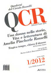 Copertina Quaderni Circolo Rosselli 