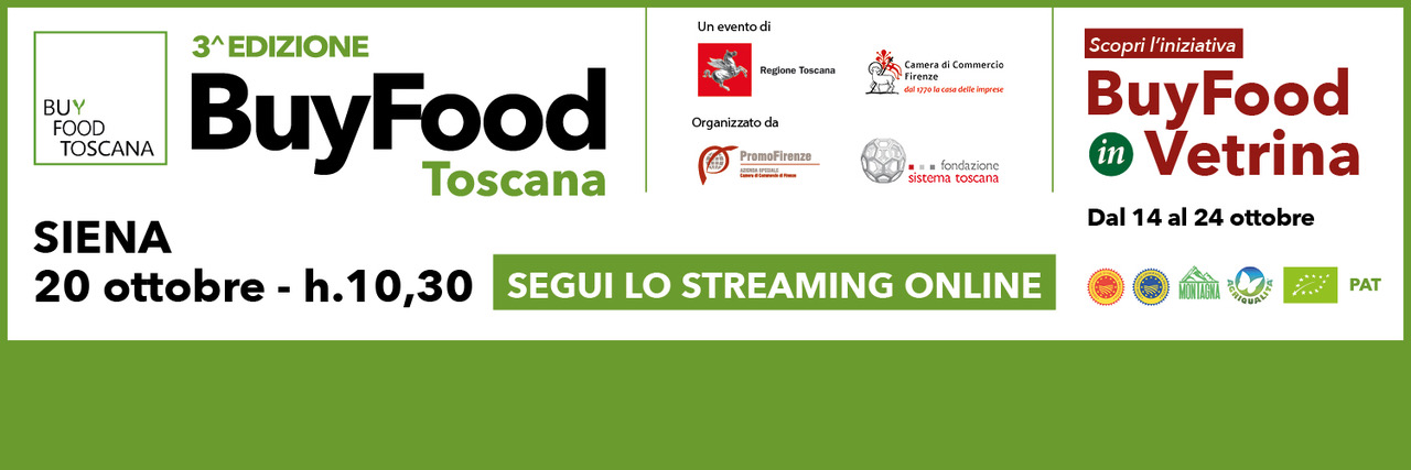 BuyFood Toscana 2021: prodotti di eccellenza della Toscana