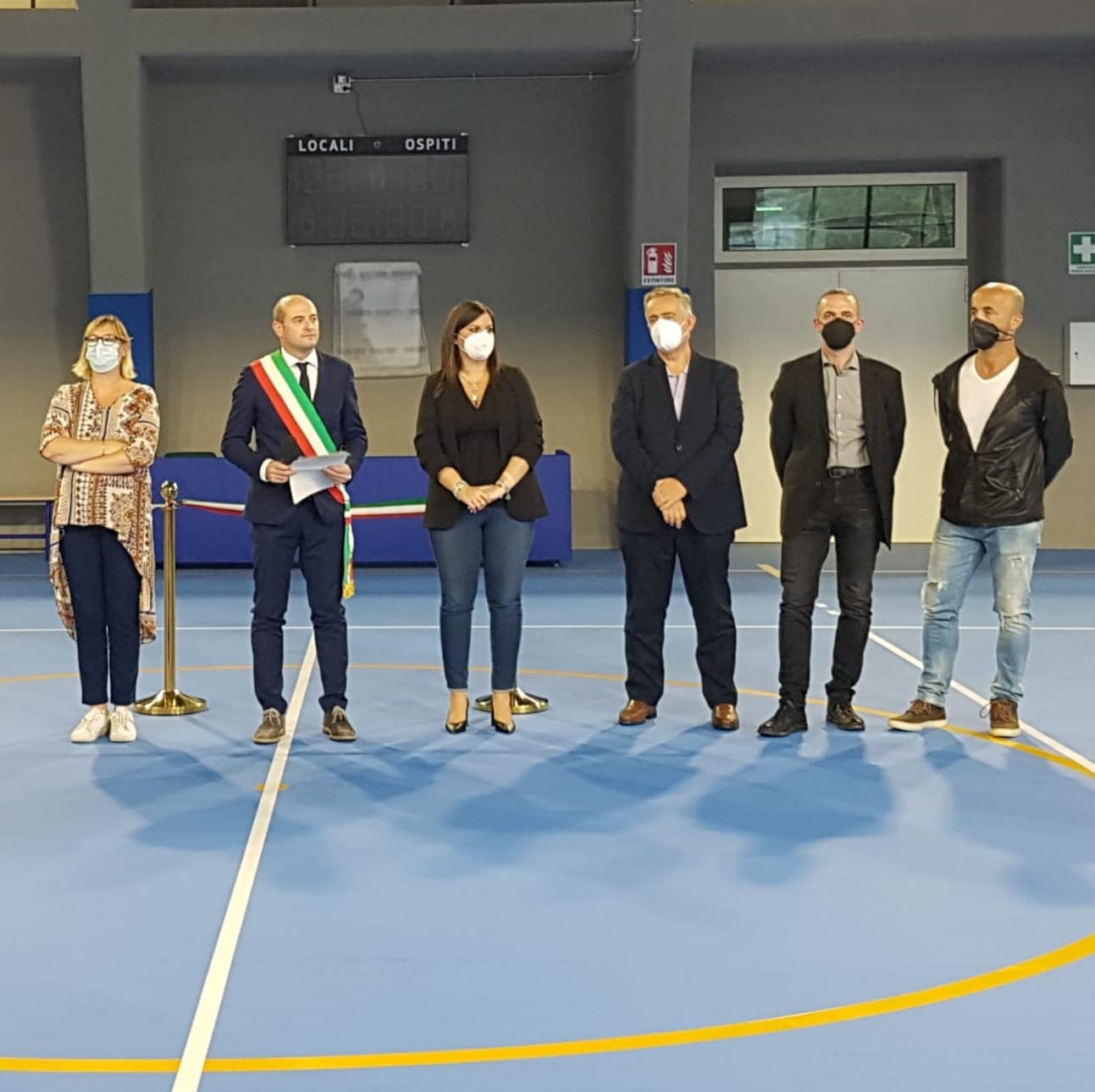 San Gimignano, l’assessora all'istruzione inaugura la palestra della scuola media