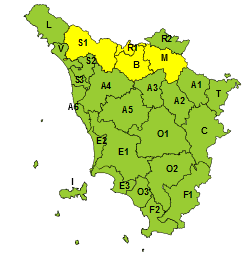 Maltempo, prolungato il codice giallo per mareggiate e vento