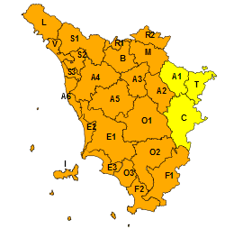 Forte perturbazione in arrivo: allerta arancione per lunedì 30 ottobre