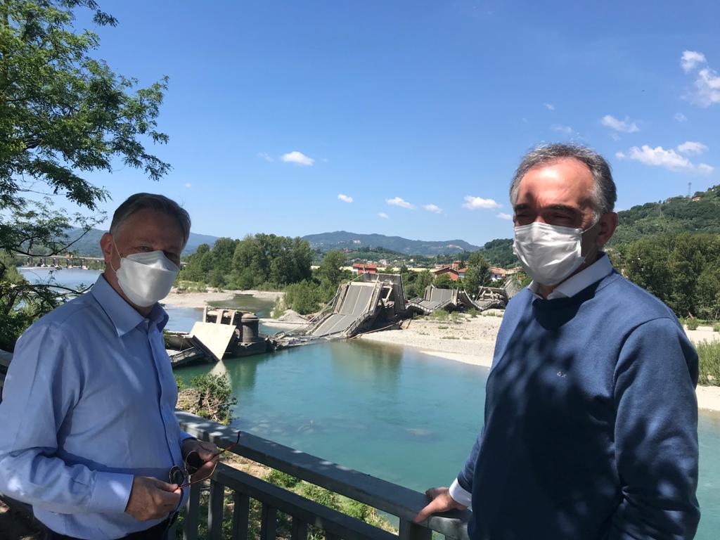 Ponte di Albiano Magra, Rossi convoca Anas e Salt per rampe sulla A15