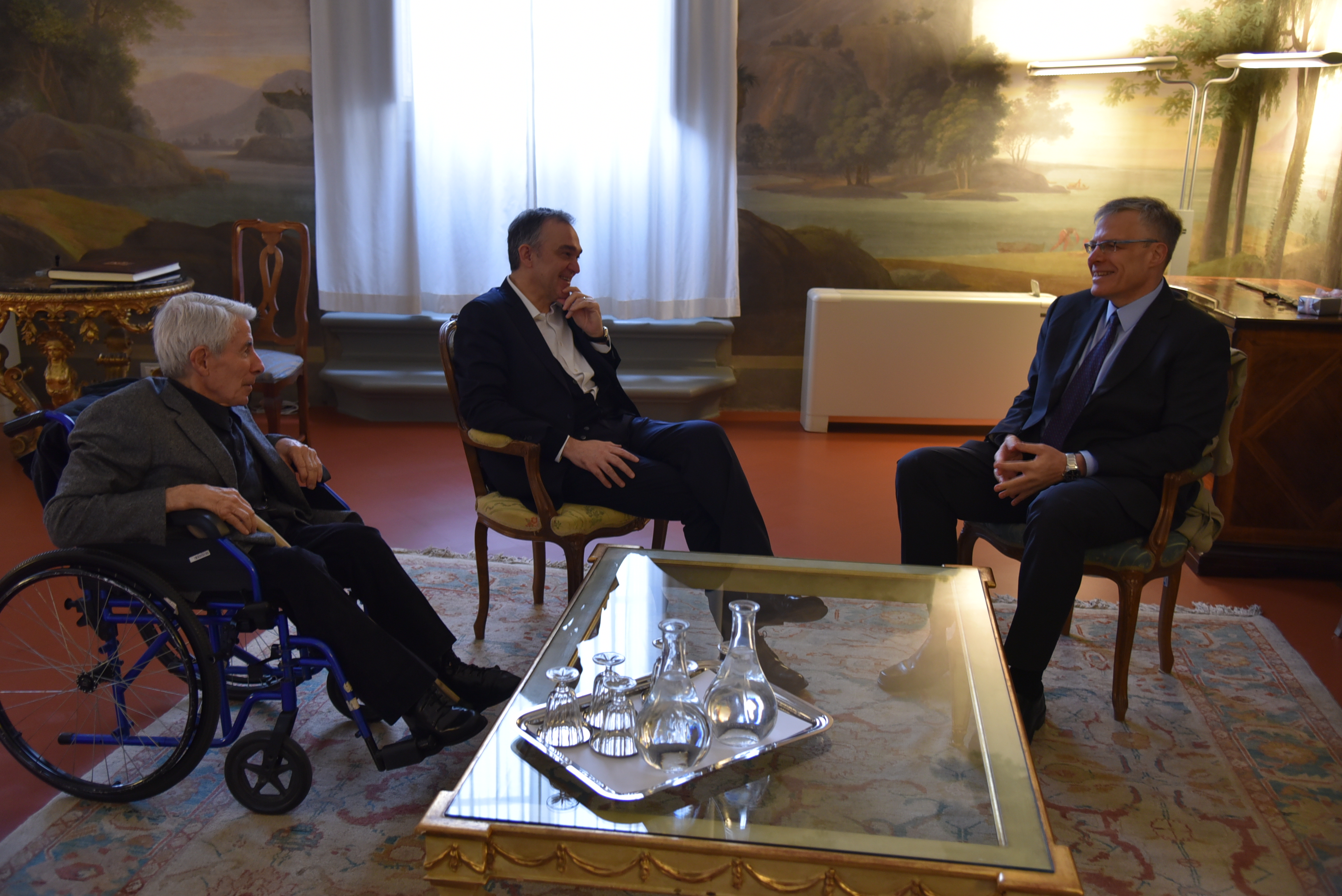 Visita dell'ambasciatore di Israele in Italia al presidente Rossi