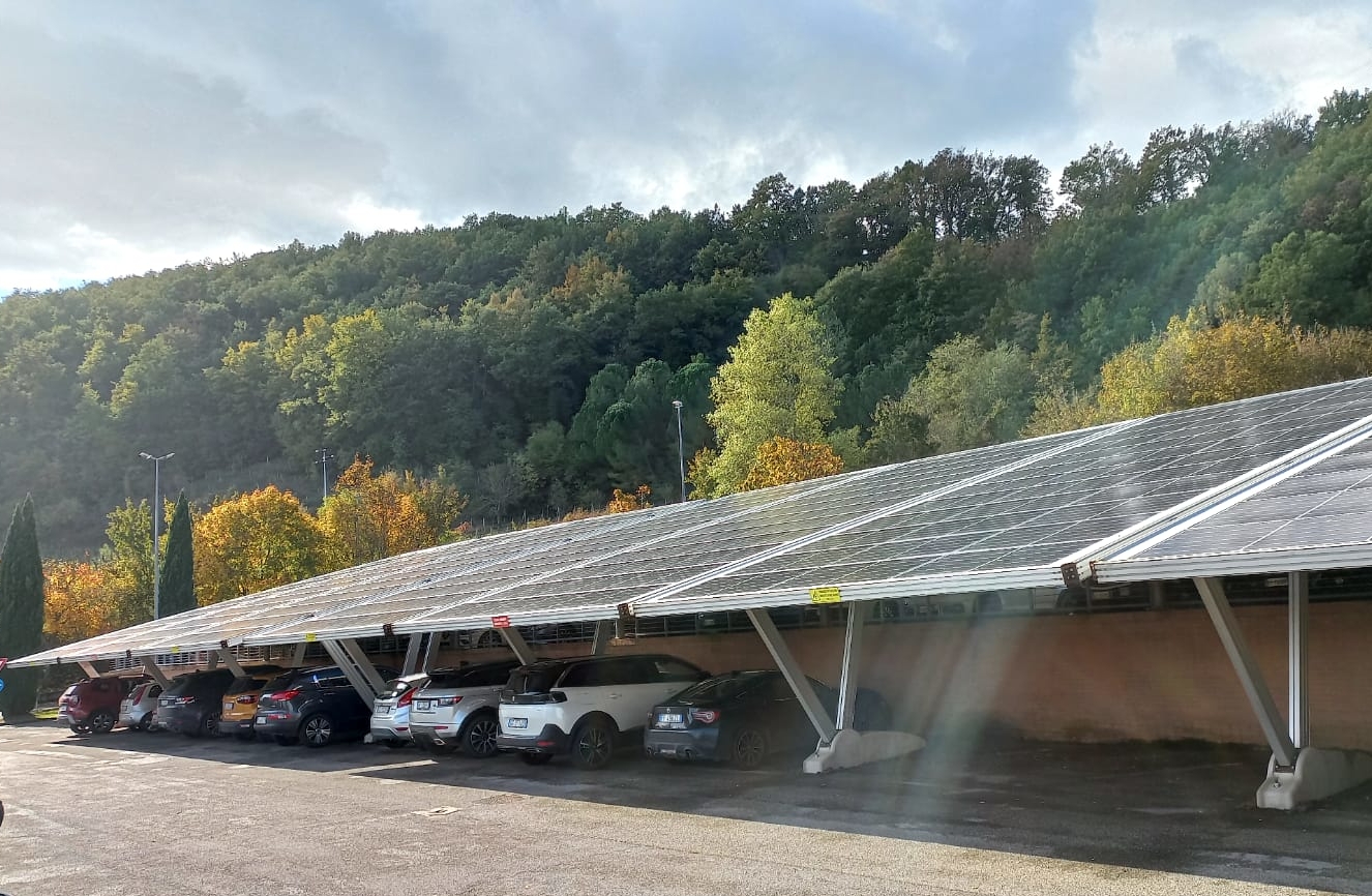 Ospedale Campostaggia, Bezzini e Monni all'inaugurazione dell'impianto fotovoltaico