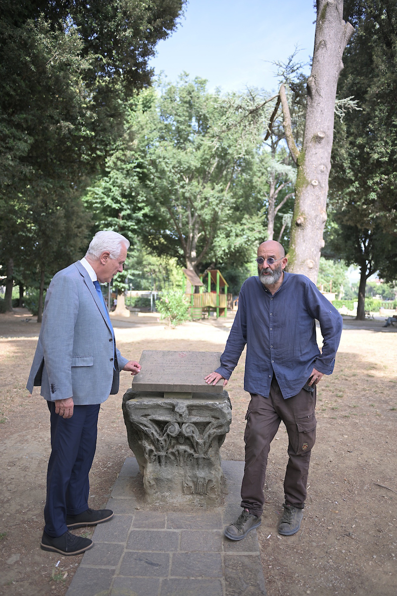 Giani al ventennale del Giardino Caponnetto a Firenze