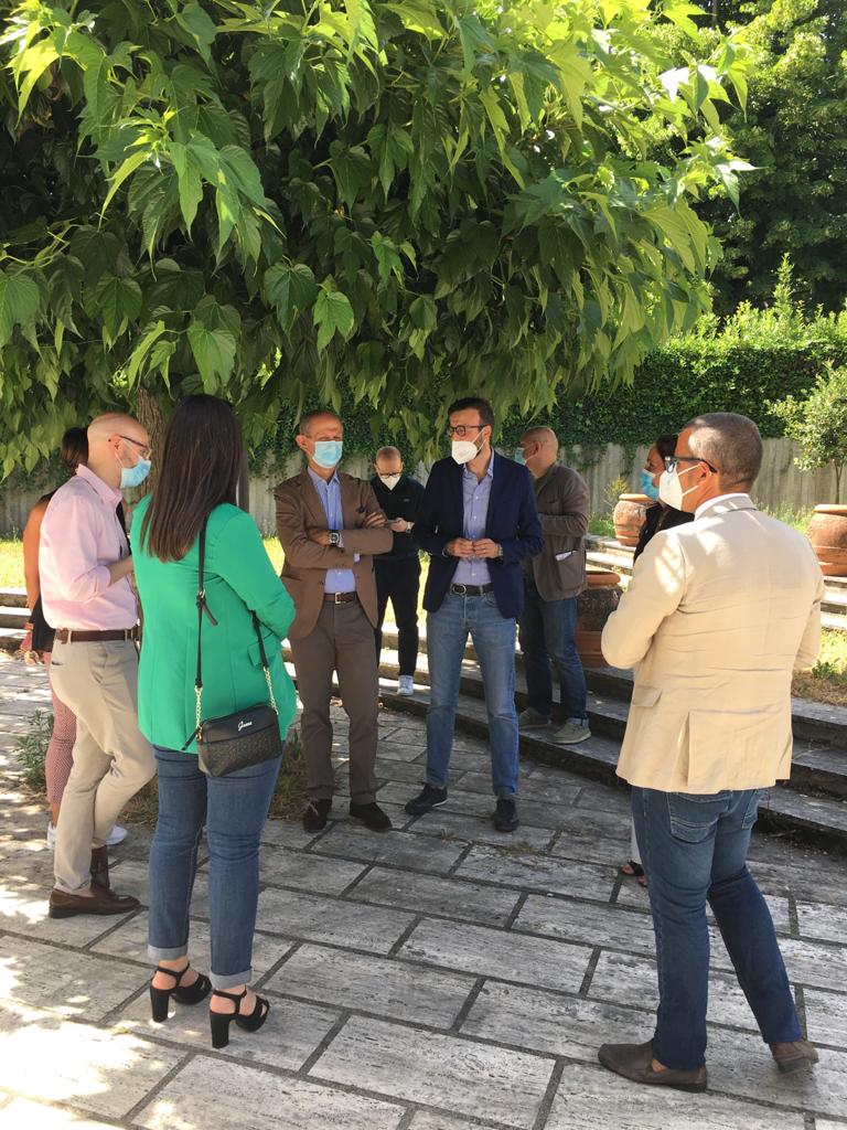 Sopralluogo a Casciana in vista del rilancio delle terme