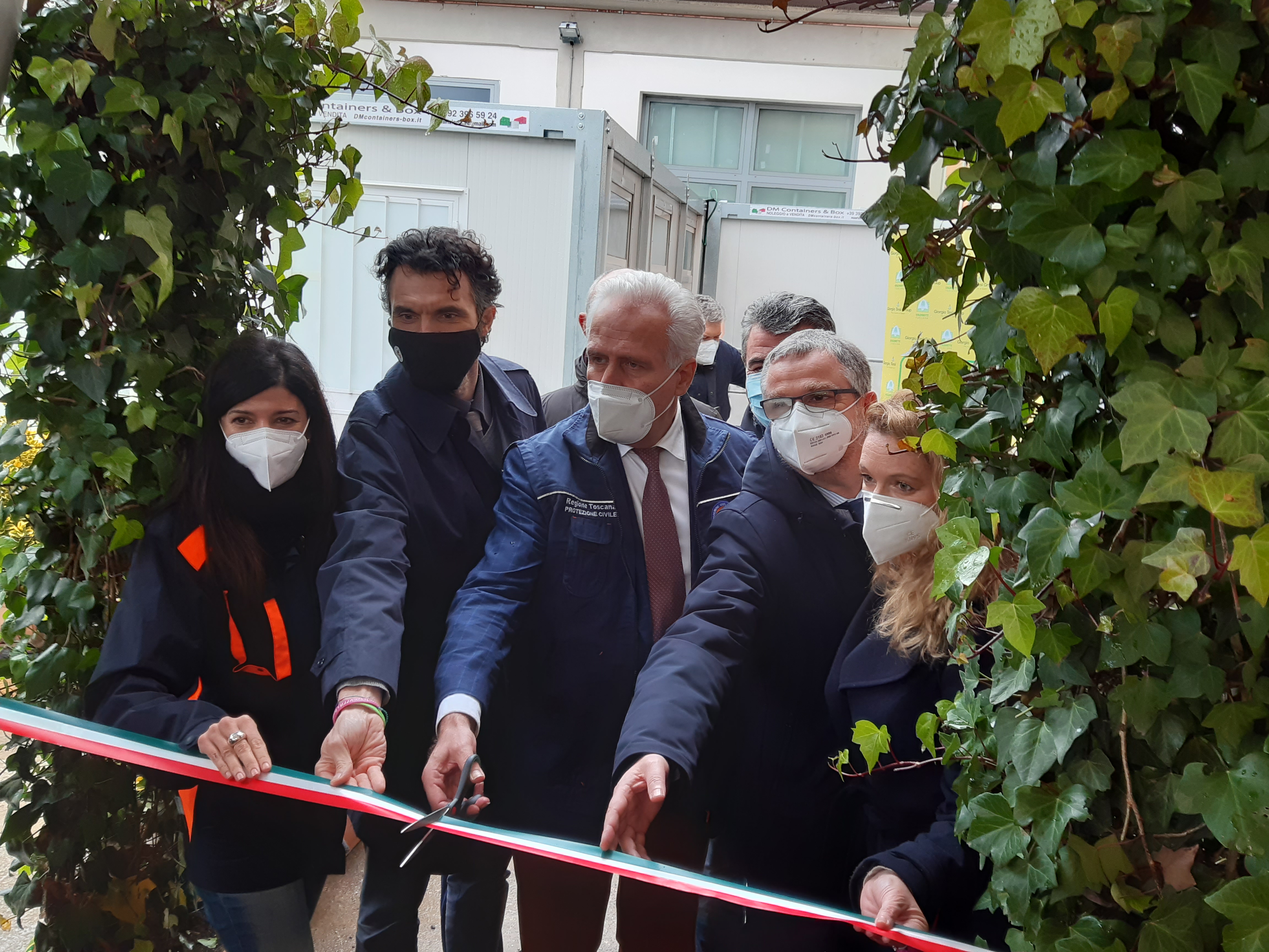 Centro Covid Pegaso, Giani: “Struttura duratura, per noi un grande orgoglio”