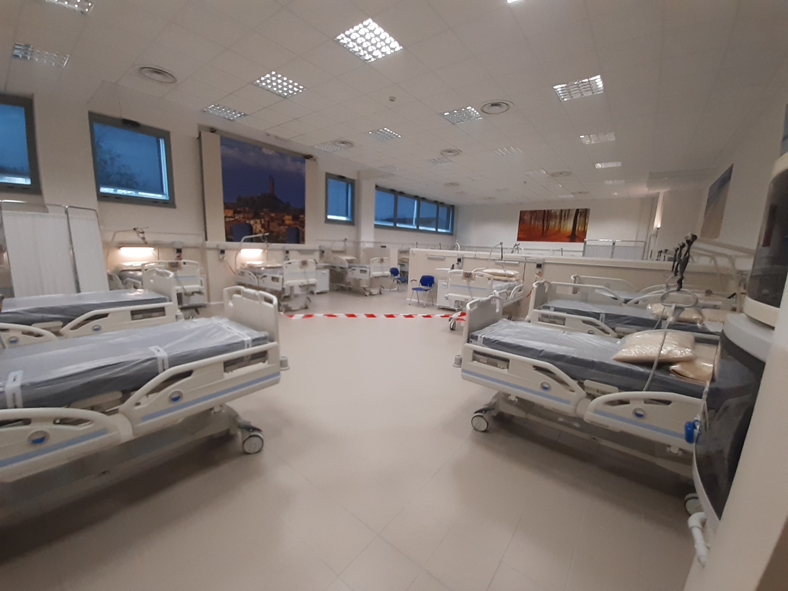 Oggi, mercoledì 16 dicembre, i primi due pazienti al Centro Covid Pegaso di Prato