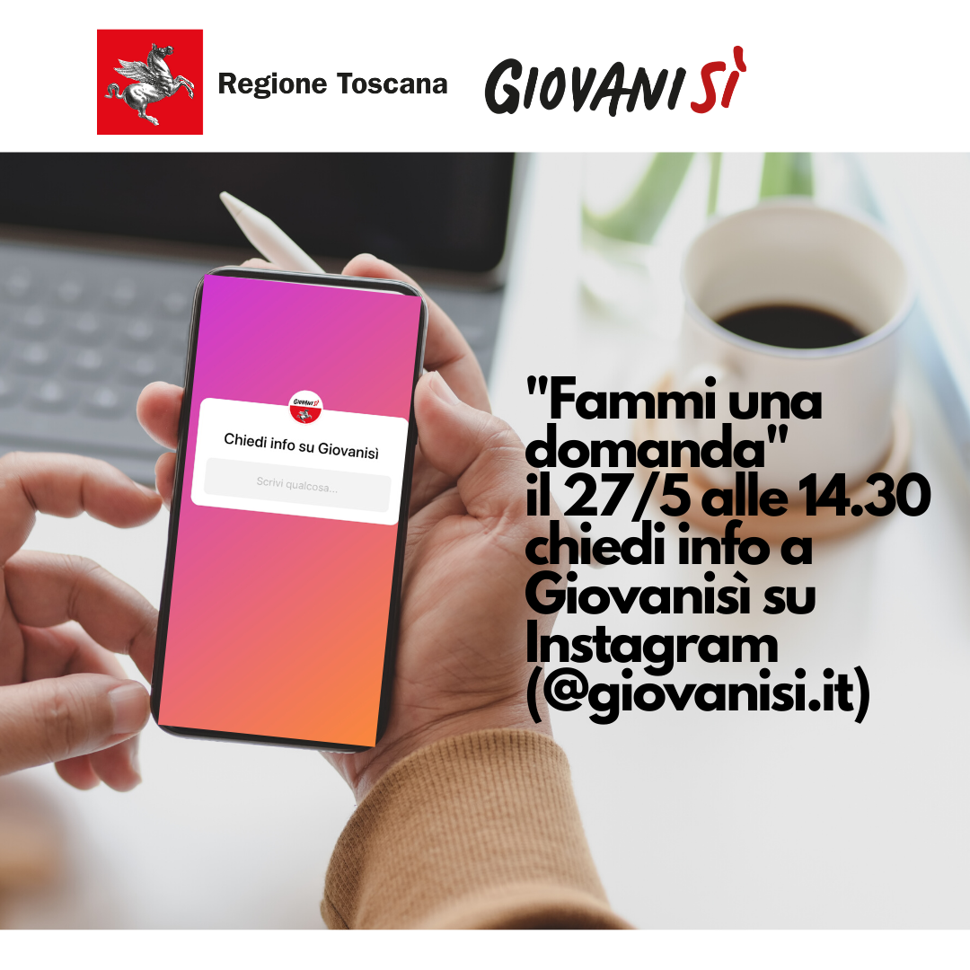 Giovanisì, appuntamento su Instagram il 27 maggio