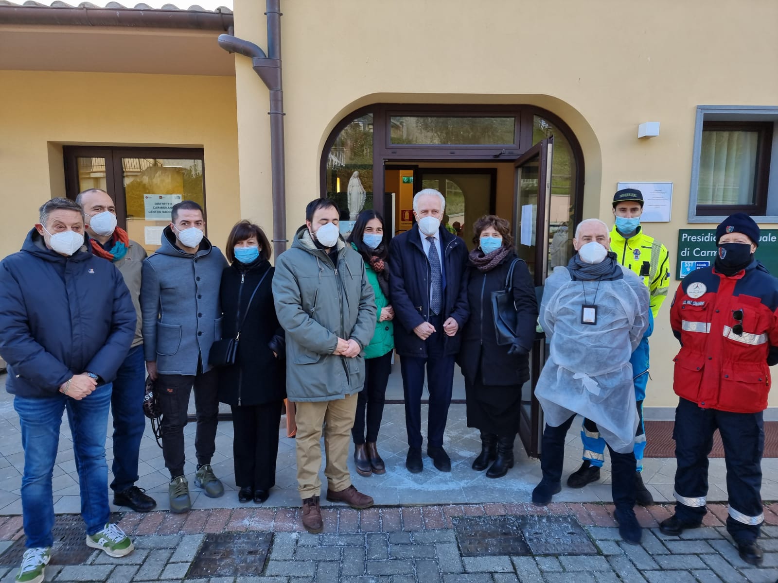 Covid-19, prosegue la campagna di vaccinazione. Presidente Giani a Carmignano e a Firenze