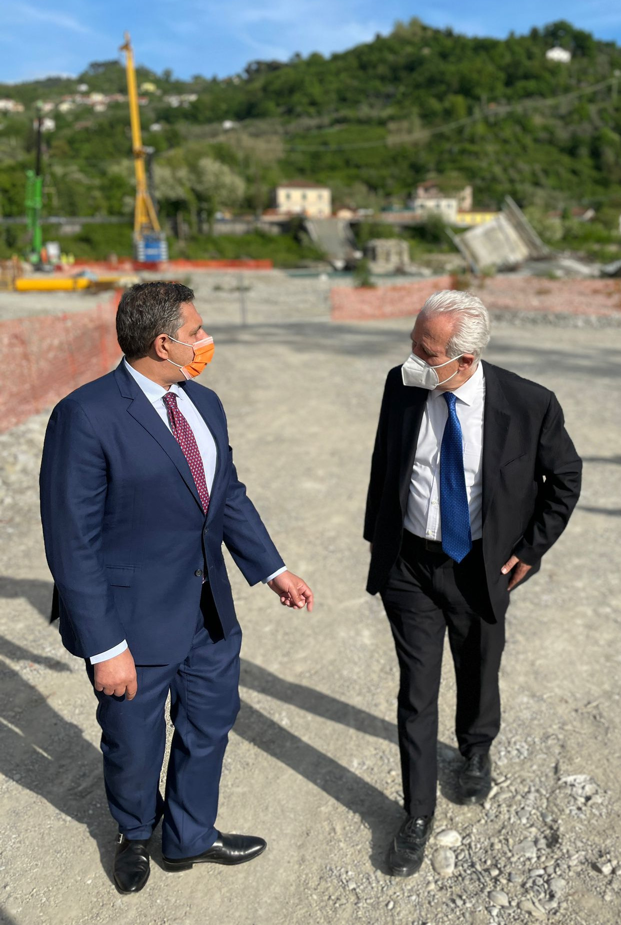 Ponte di Albiano Magra, Giani: “Ricostruzione grazie a straordinario lavoro di squadra