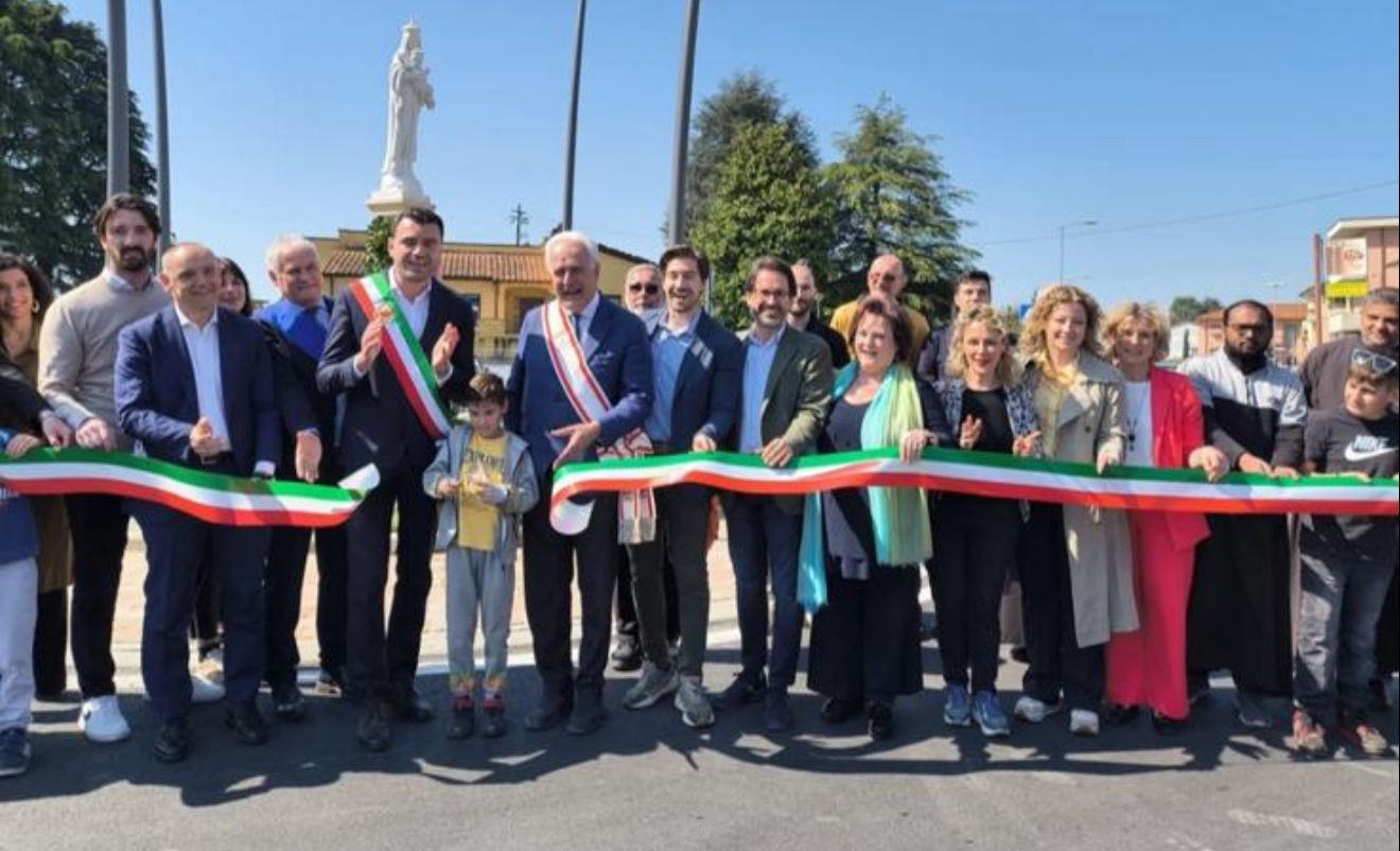 Giani a Capannori: inaugurazione delle nuove rotatorie