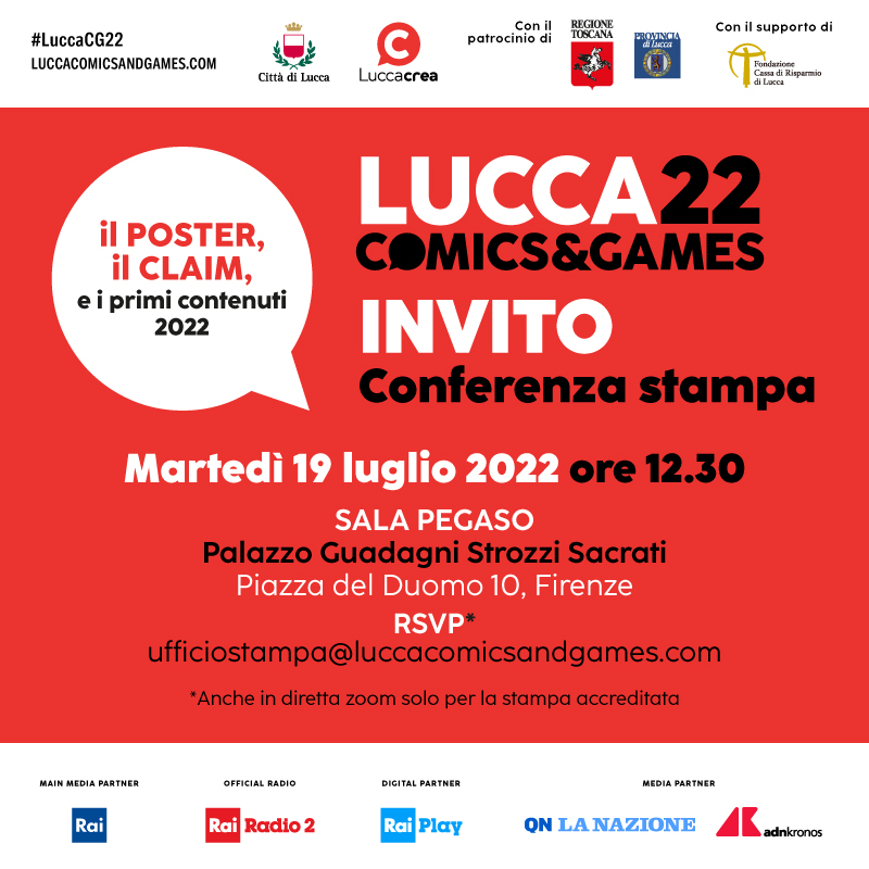 Torna Lucca Comics&Games, martedì 19 luglio la presentazione alle ore 12.30