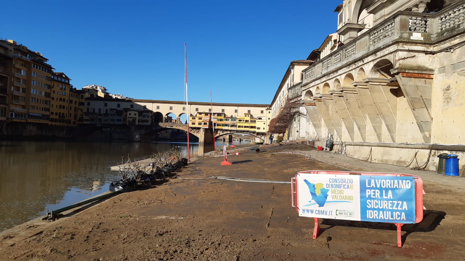Difesa del suolo, il 28 dicembre incontro sotto il Ponte Vecchio a Firenze