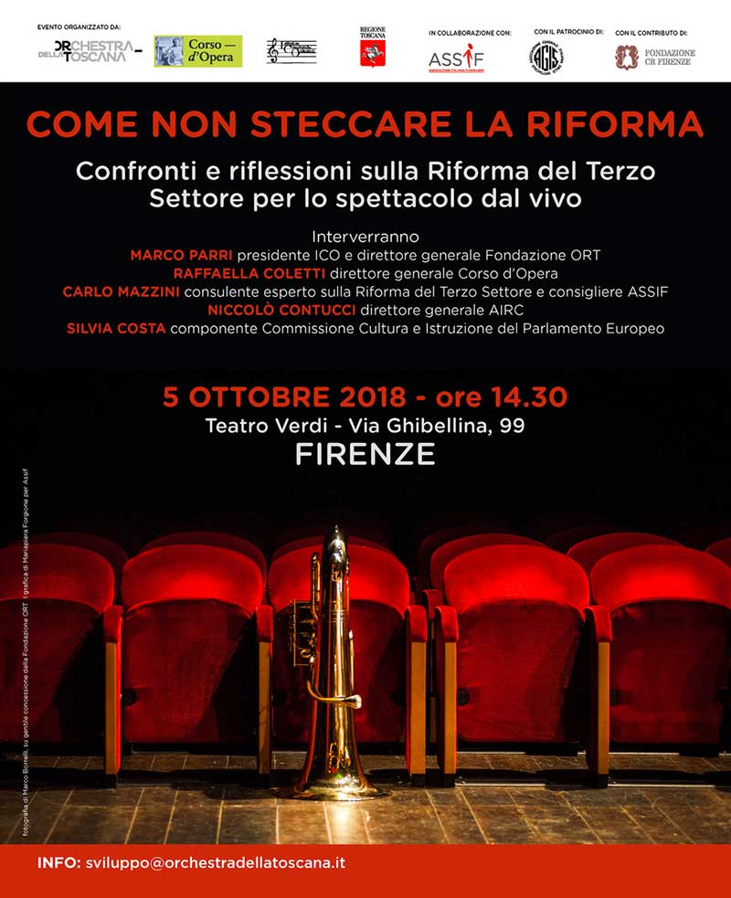 Terzo settore, al Teatro Verdi riflessione sulla riforma