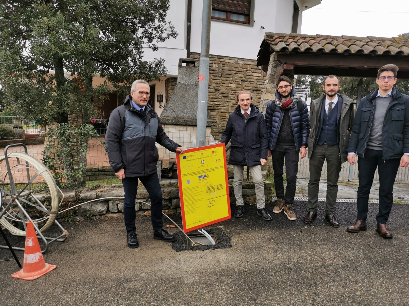 Veloci sul web, partito il cantiere nel comune di Loro Ciuffenna