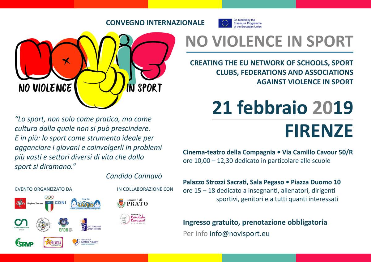 No alla violenza nello sport: un convegno giovedì 21 febbraio con Stefania Saccardi