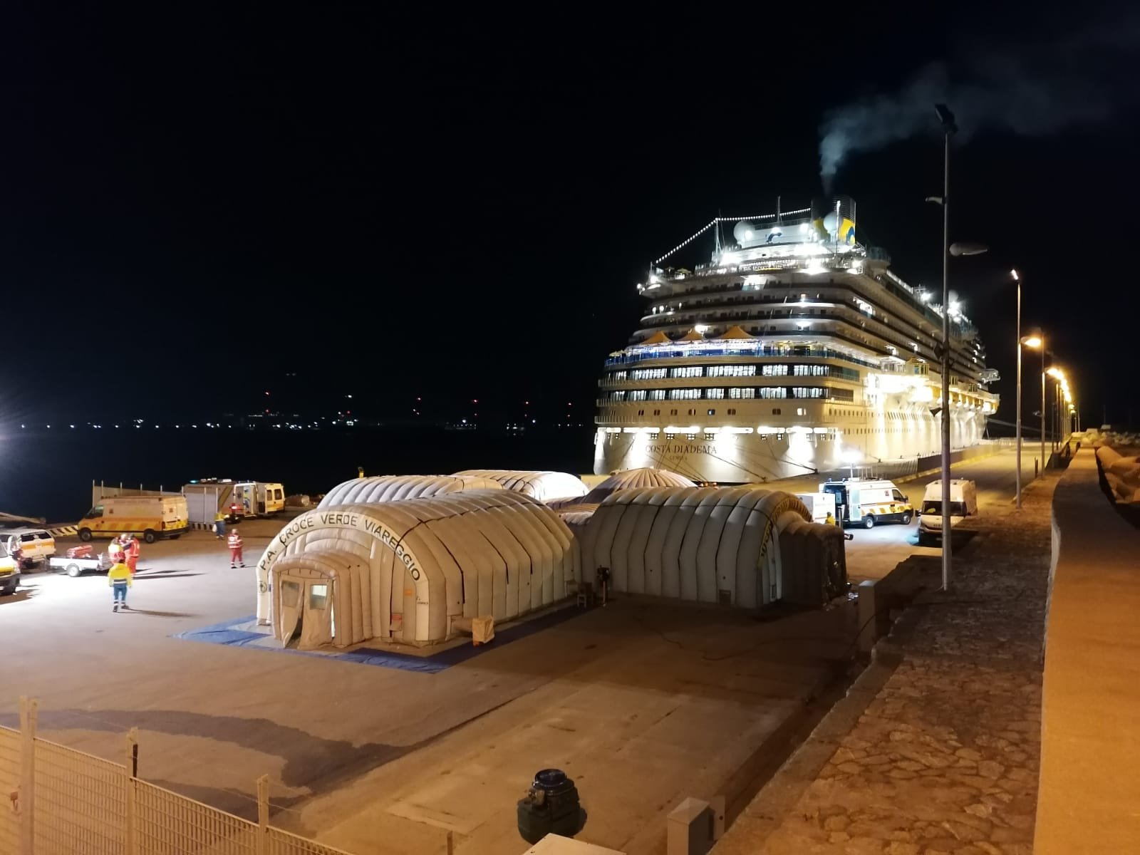Coronavirus, avviata messa in sicurezza di acque e rifiuti Costa Diadema