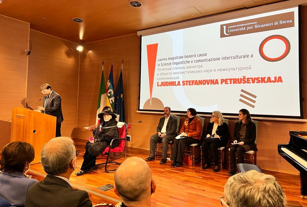 Laurea honoris causa a Petruševskaja, la soddisfazione di Nardini