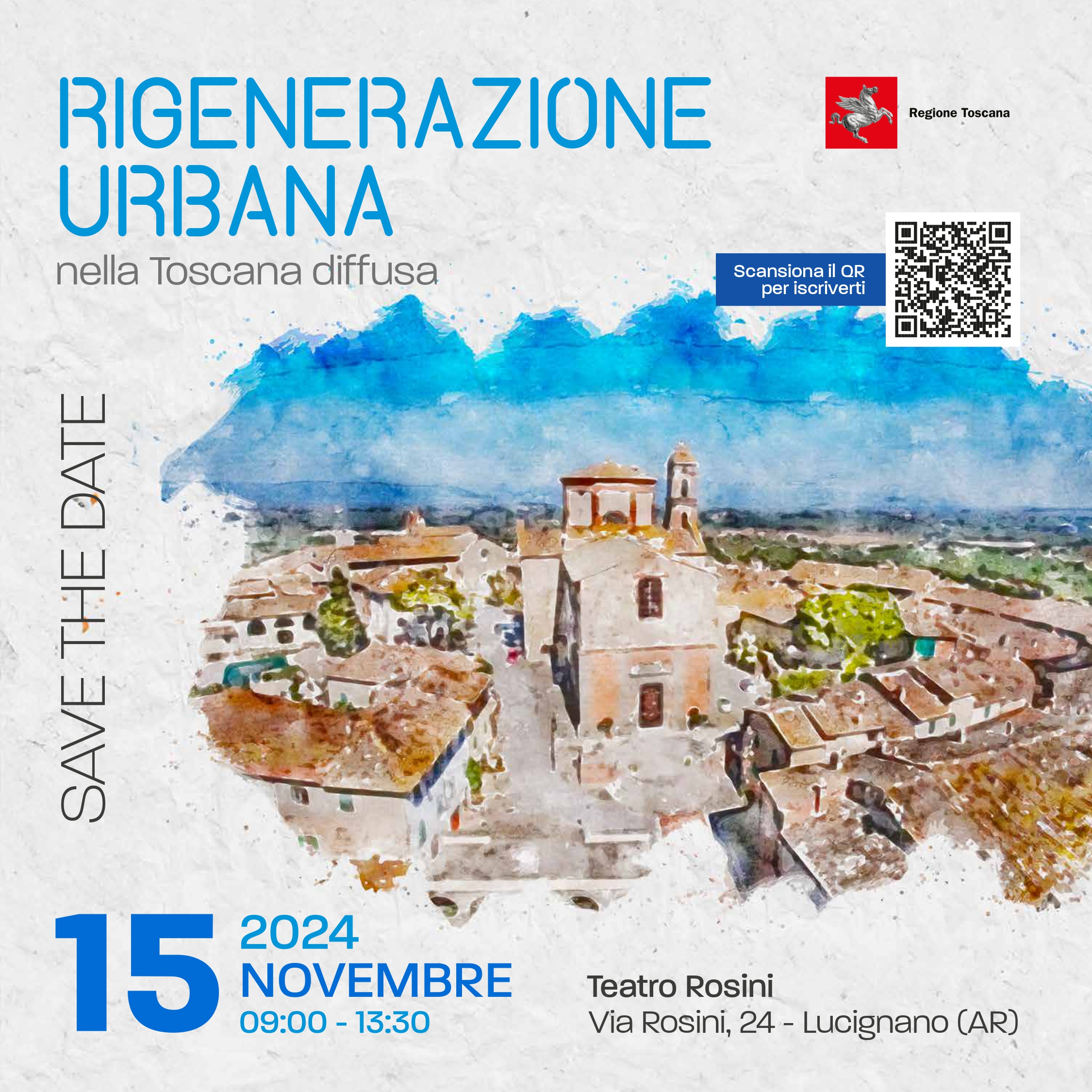 “Rigenerazione urbana nella Toscana diffusa”, 15 novembre evento a Lucignano (Ar)