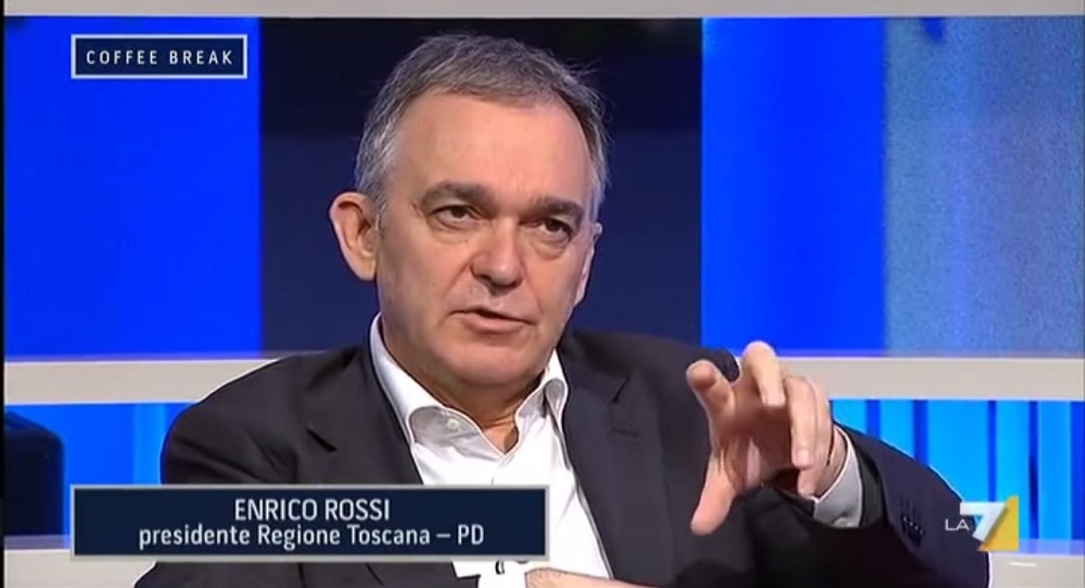 Il presidente Enrico Rossi domani a Coffee Break su La7