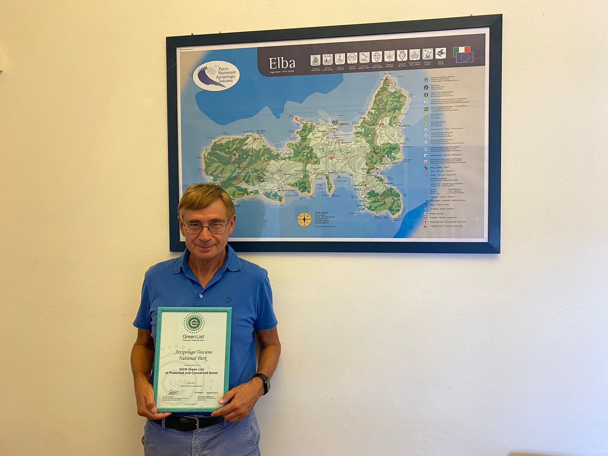 Parco Nazionale dell’Arcipelago, il 20 luglio Giani consegna il  Pegaso a Giampiero Sammuri