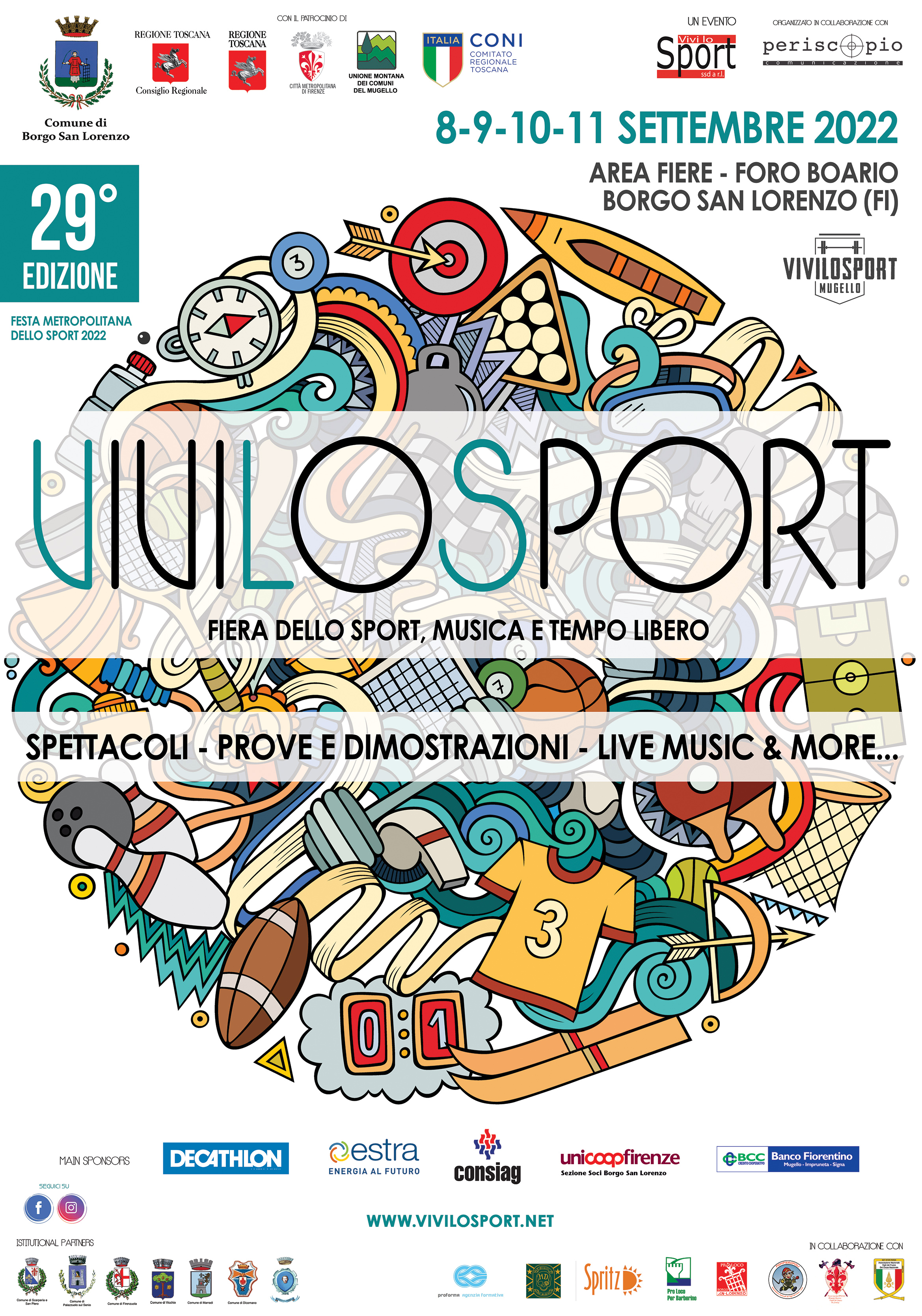 ViviLoSport Mugello, dall’8 all’11 settembre a Borgo San Lorenzo