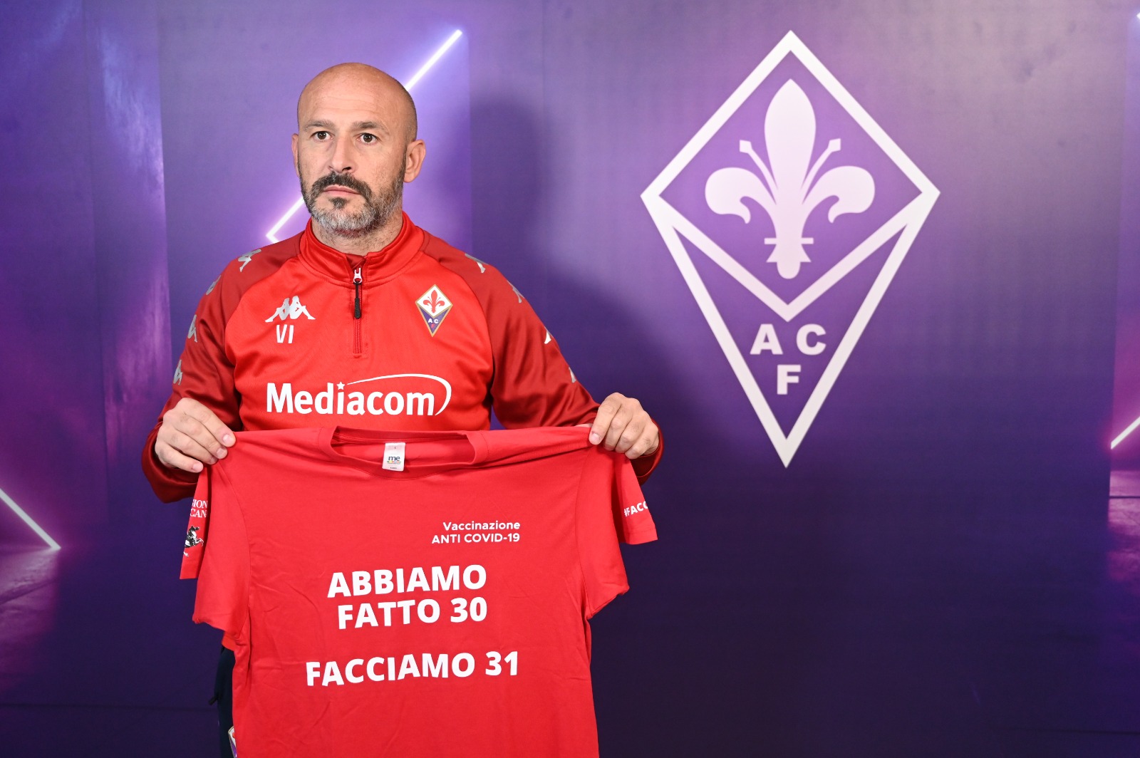 #OraFacciamo31: il sostegno dei tecnici della Fiorentina alla campagna regionale