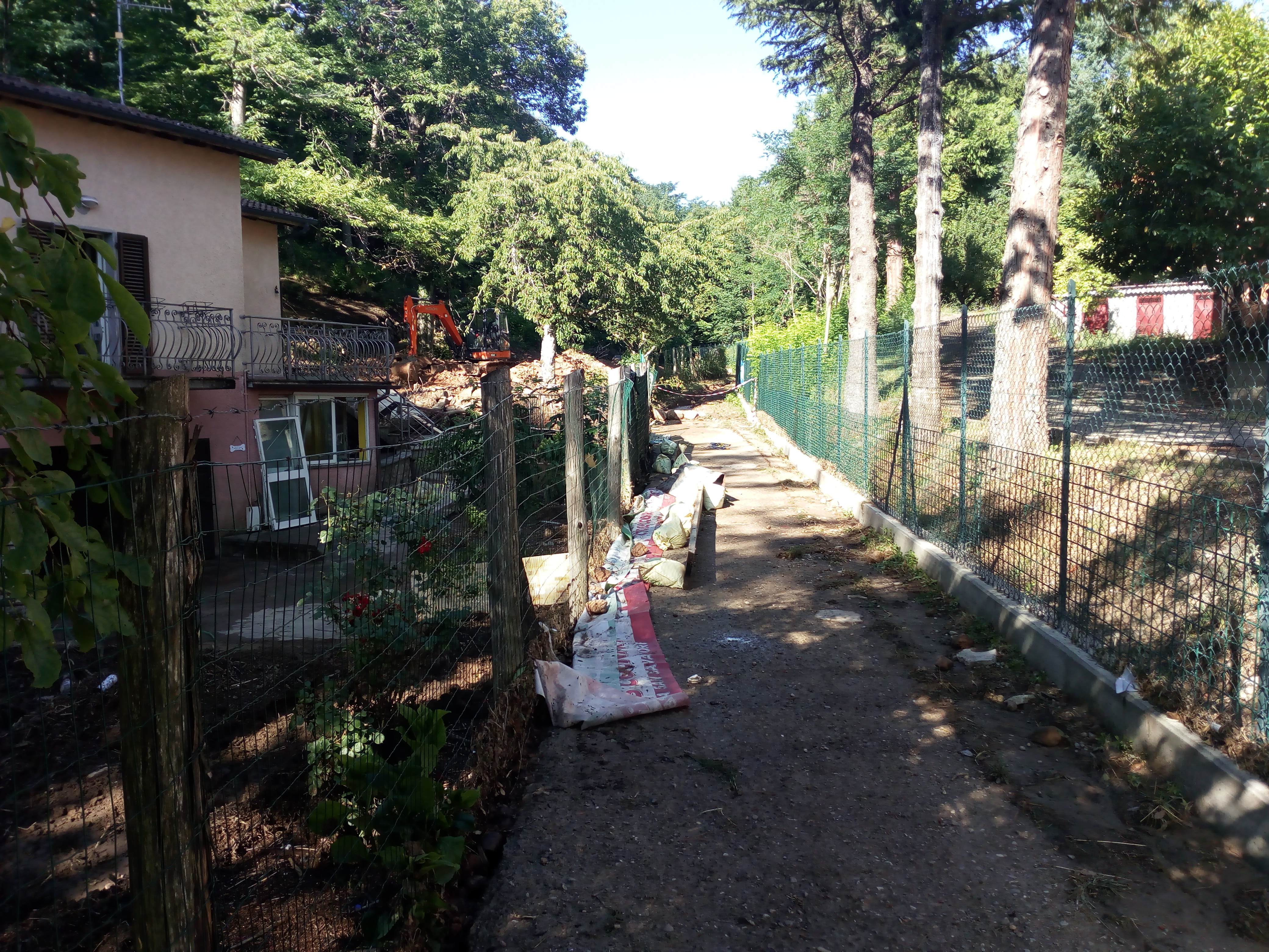 Maltempo, sopralluogo dei tecnici del Genio civile a Abbadia San Salvatore: prima verifica dei danni