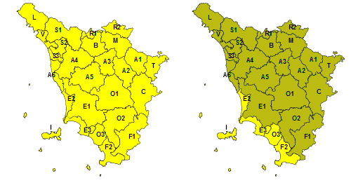 Temporali, codice giallo fino al 13 maggio su Arcipelago e costa meridionale
