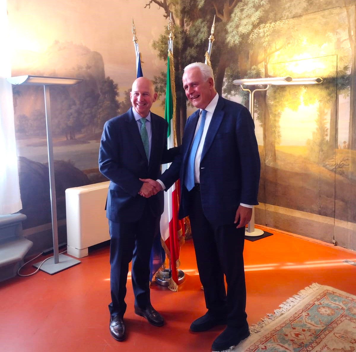 Giani riceve il nuovo ambasciatore degli Stati Uniti, Jack Markell  