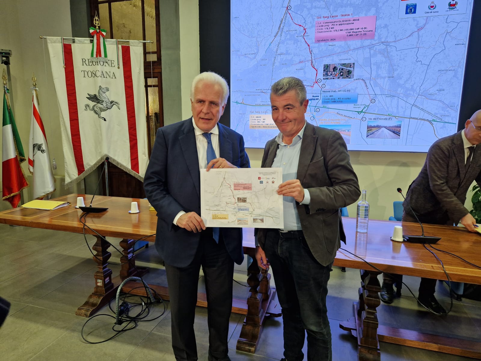 Assi viari, via libera della Giunta. Giani e Baccelli: “Svolta importante”