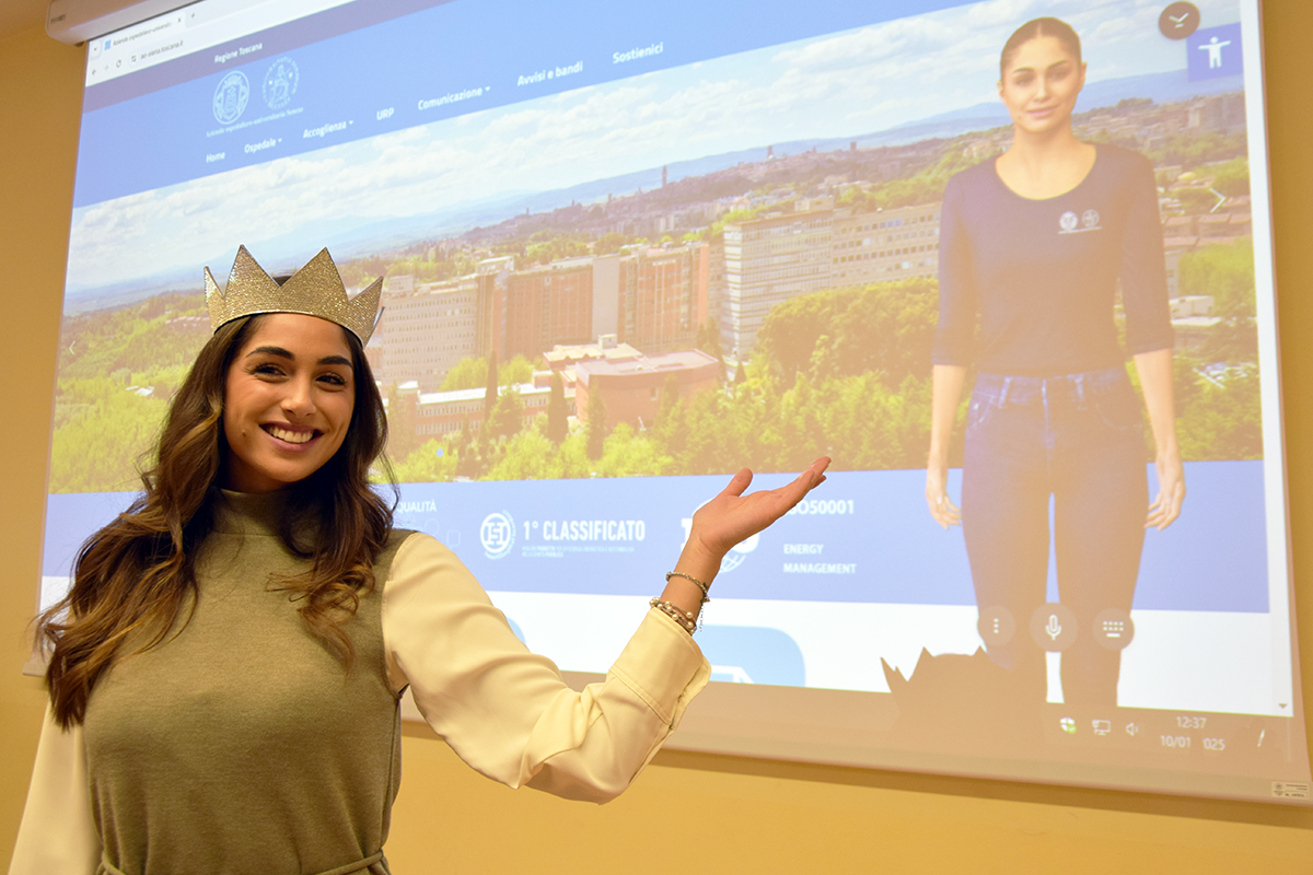 Miss Italia è l'avatar del sito web dell'ospedale di Siena