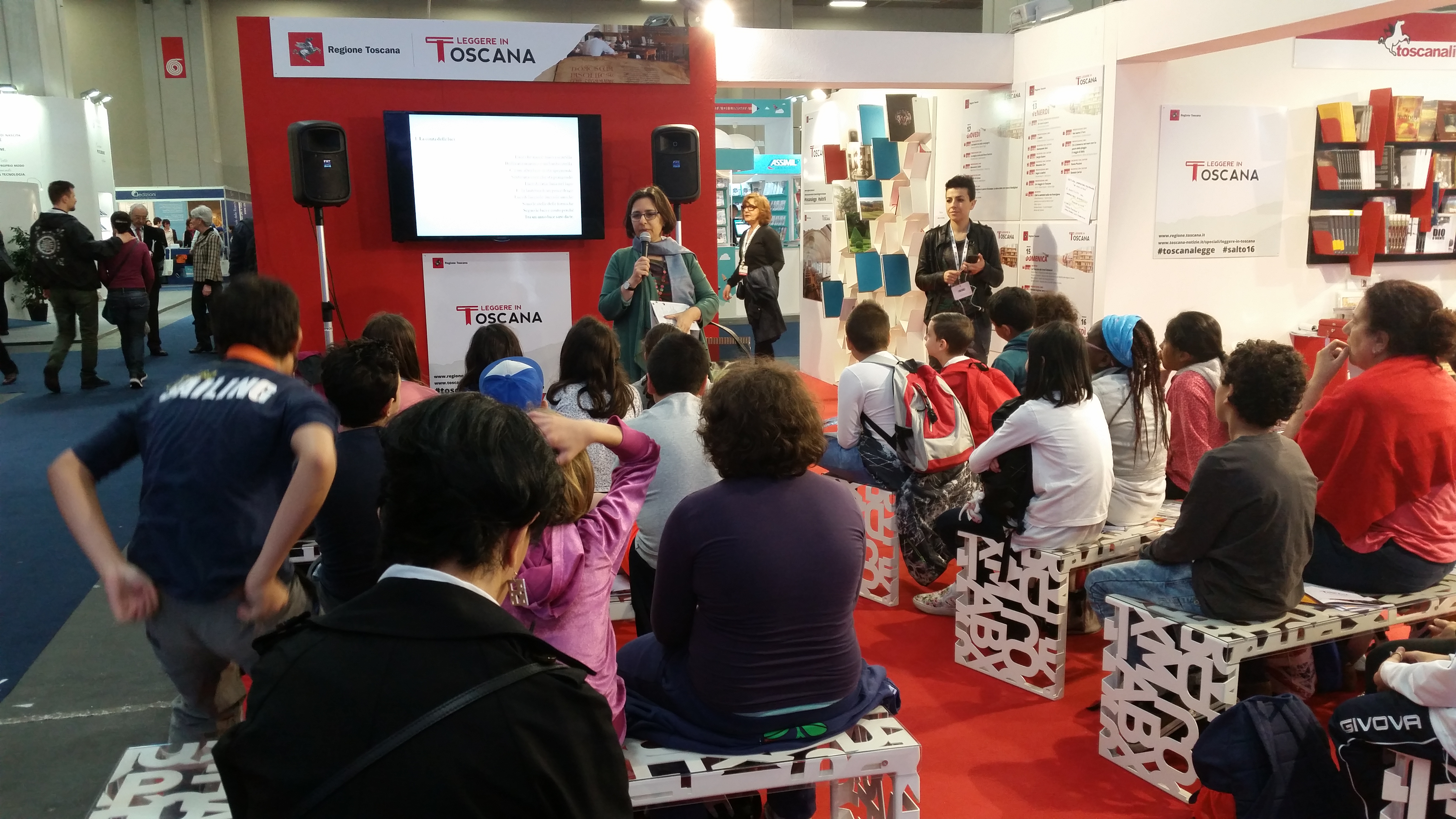 Piccoli lettori crescono, laboratori per bambini allo stand Toscana