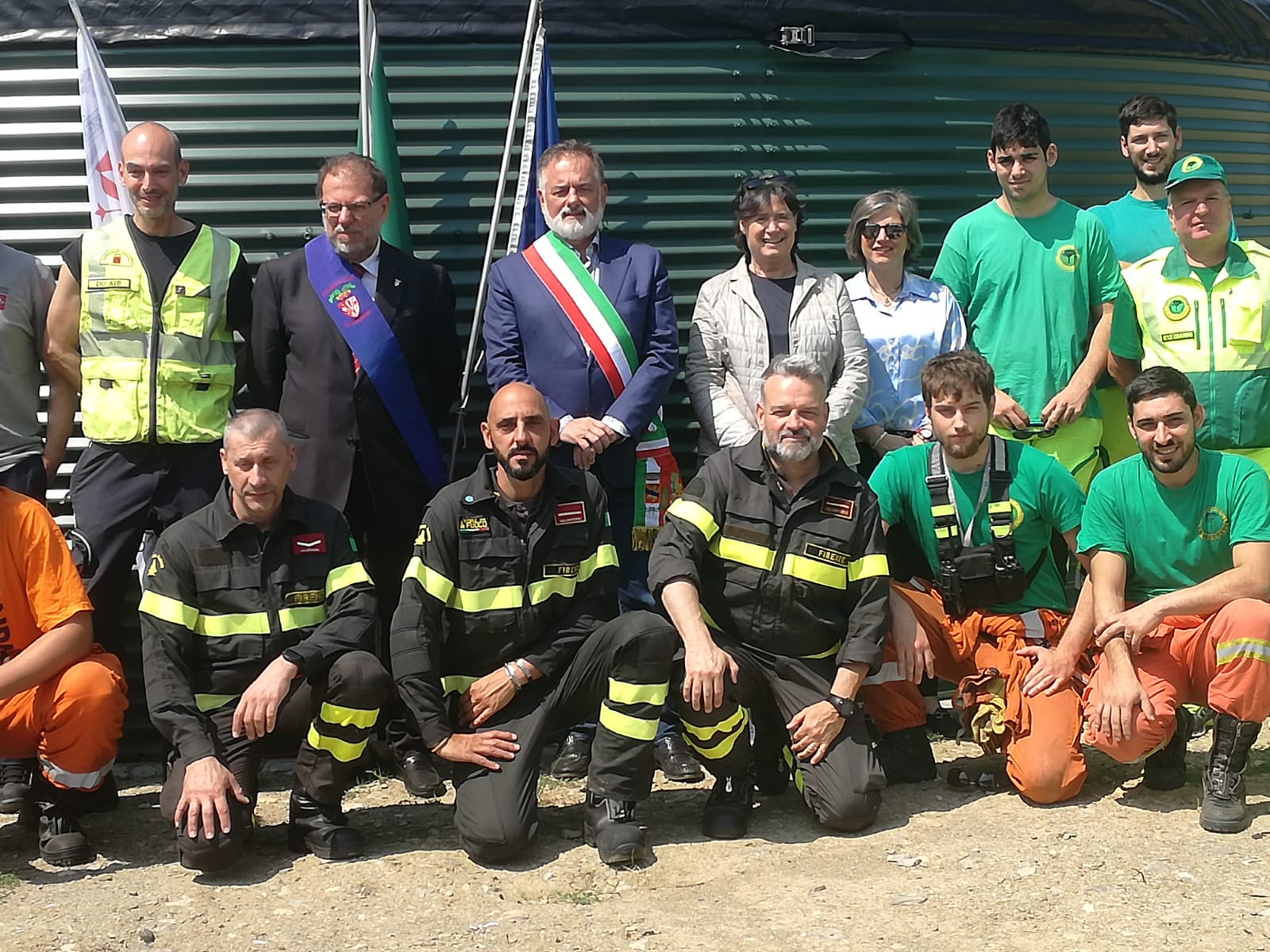 Aib, inaugurata nuova vasca sulla Calvana. Saccardi: “Bisogna essere pronti”