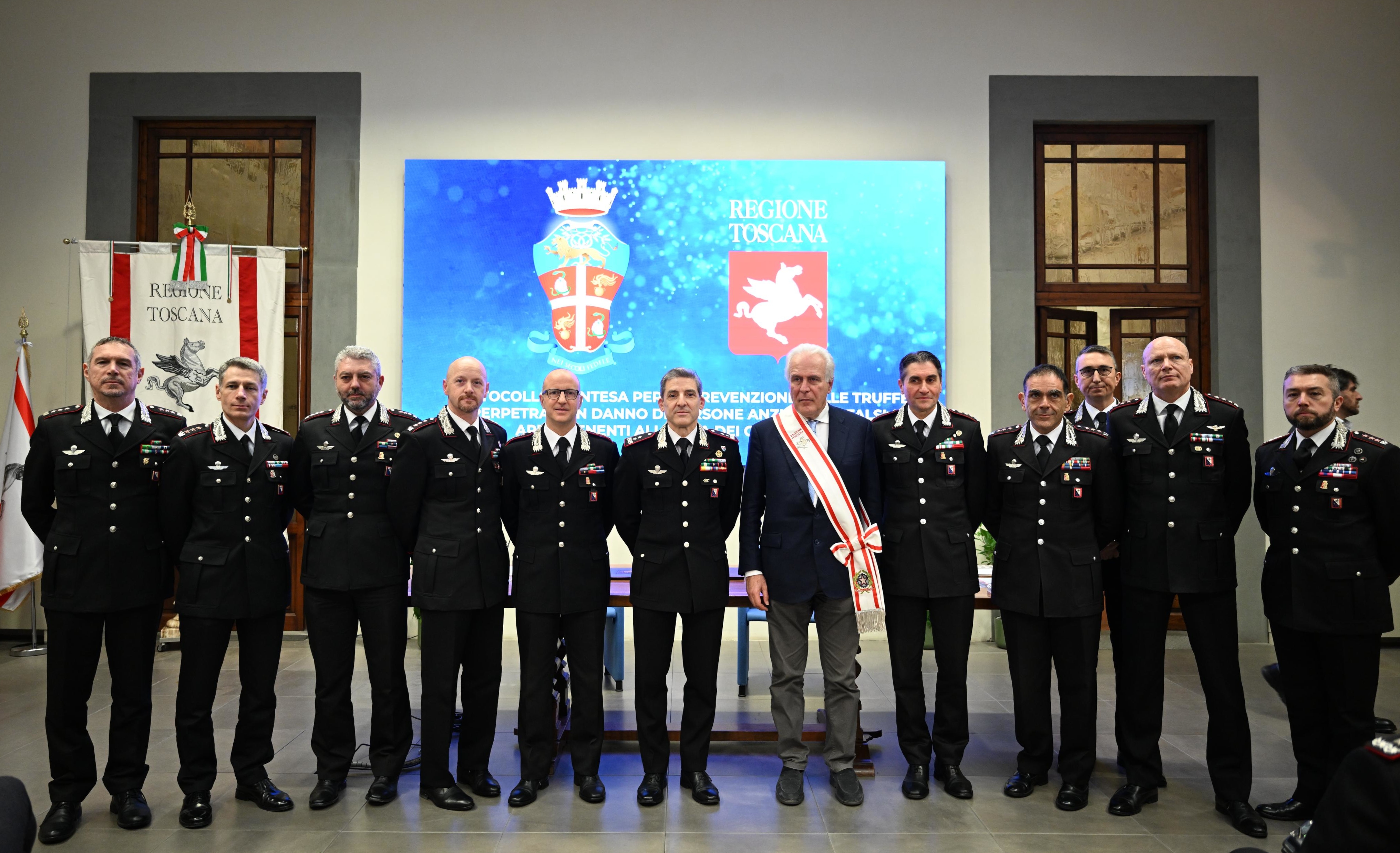 Prevenire le truffe agli anziani, un protocollo tra Regione e Carabinieri