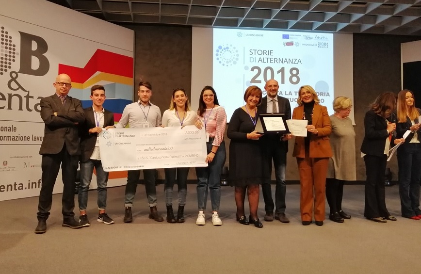 Grieco a Verona dove è stata premiata una scuola di Piombino: