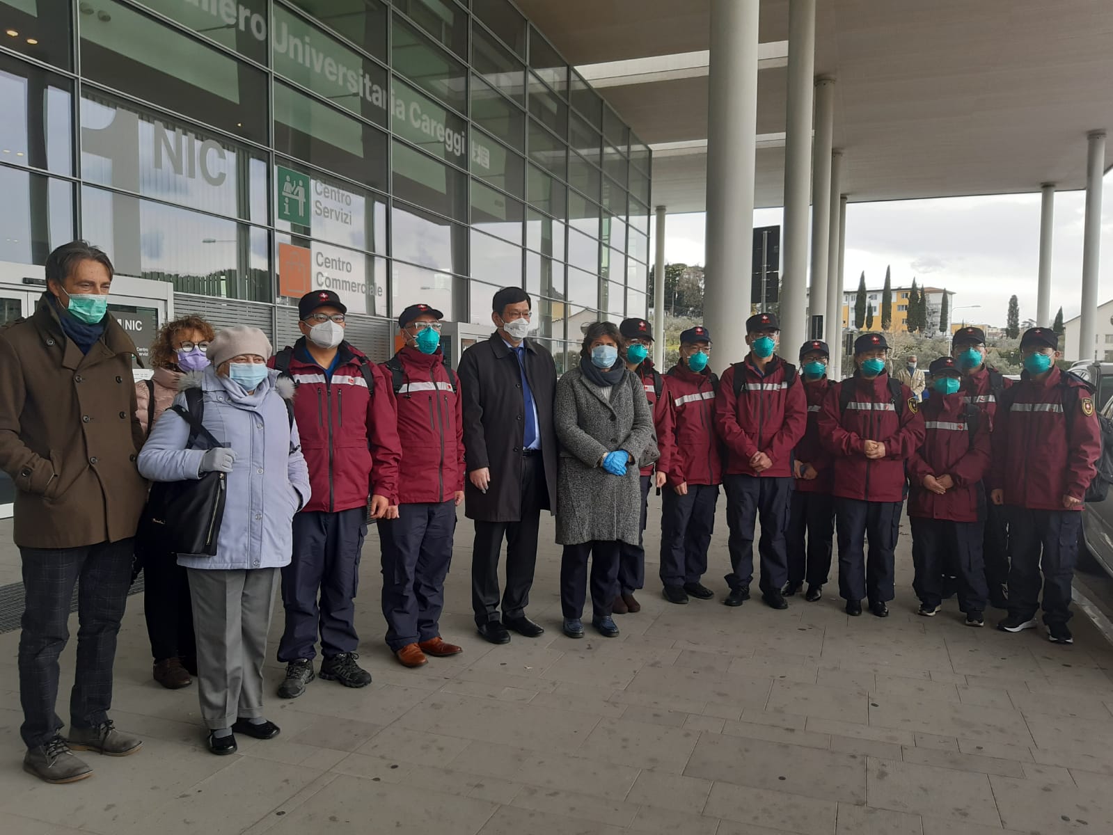 Saccardi stamani a Careggi con la delegazione cinese: