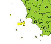 Codice giallo per rischio idrogeologico in Arcipelago