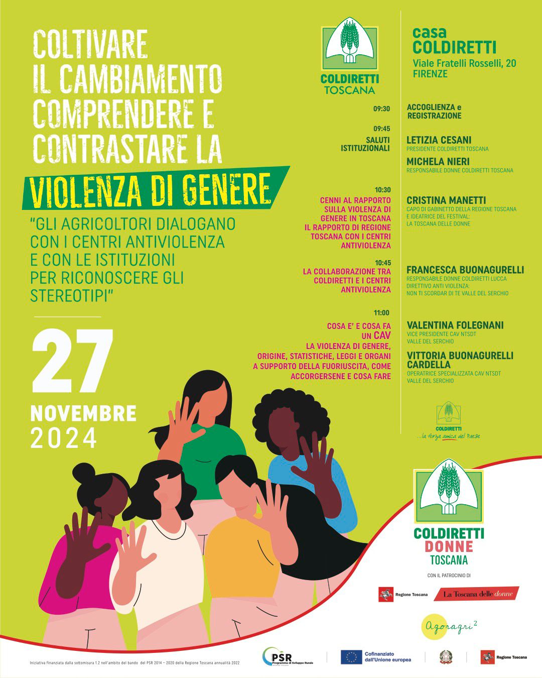 Centri antiviolenza, l&#39;impegno delle imprese agricole: Manetti a...