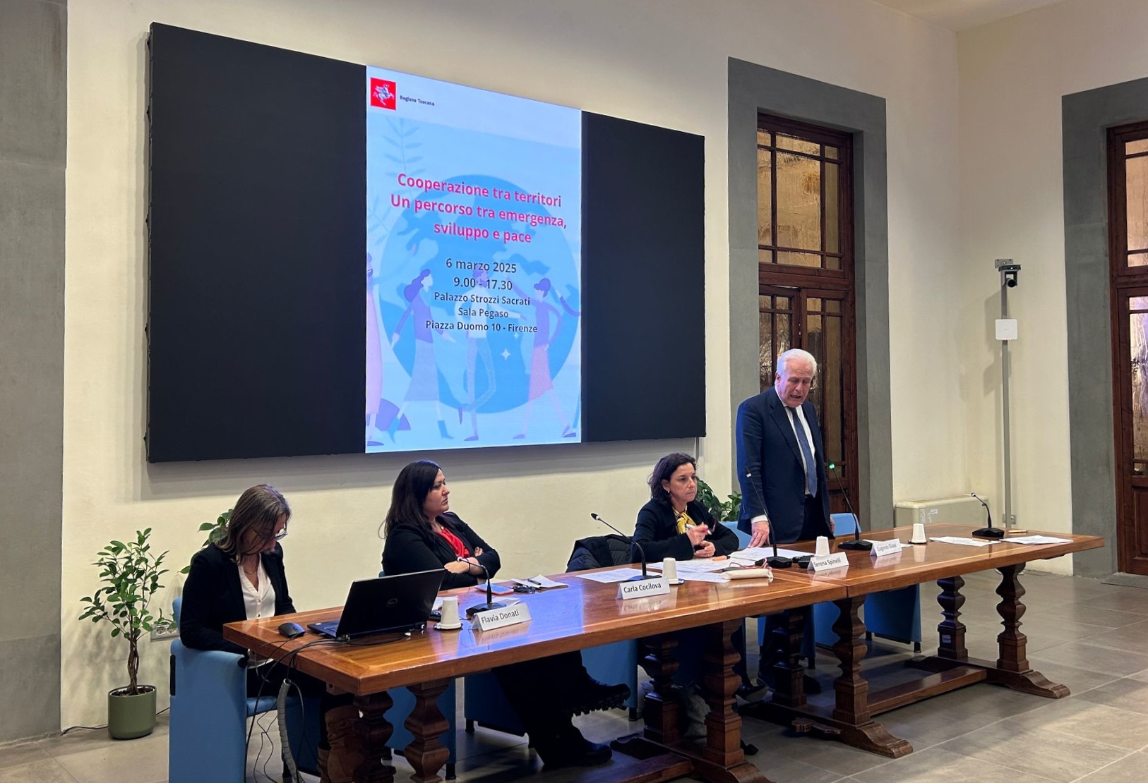 Giani e Spinelli: “La cooperazione internazionale è uno strumento di pace”