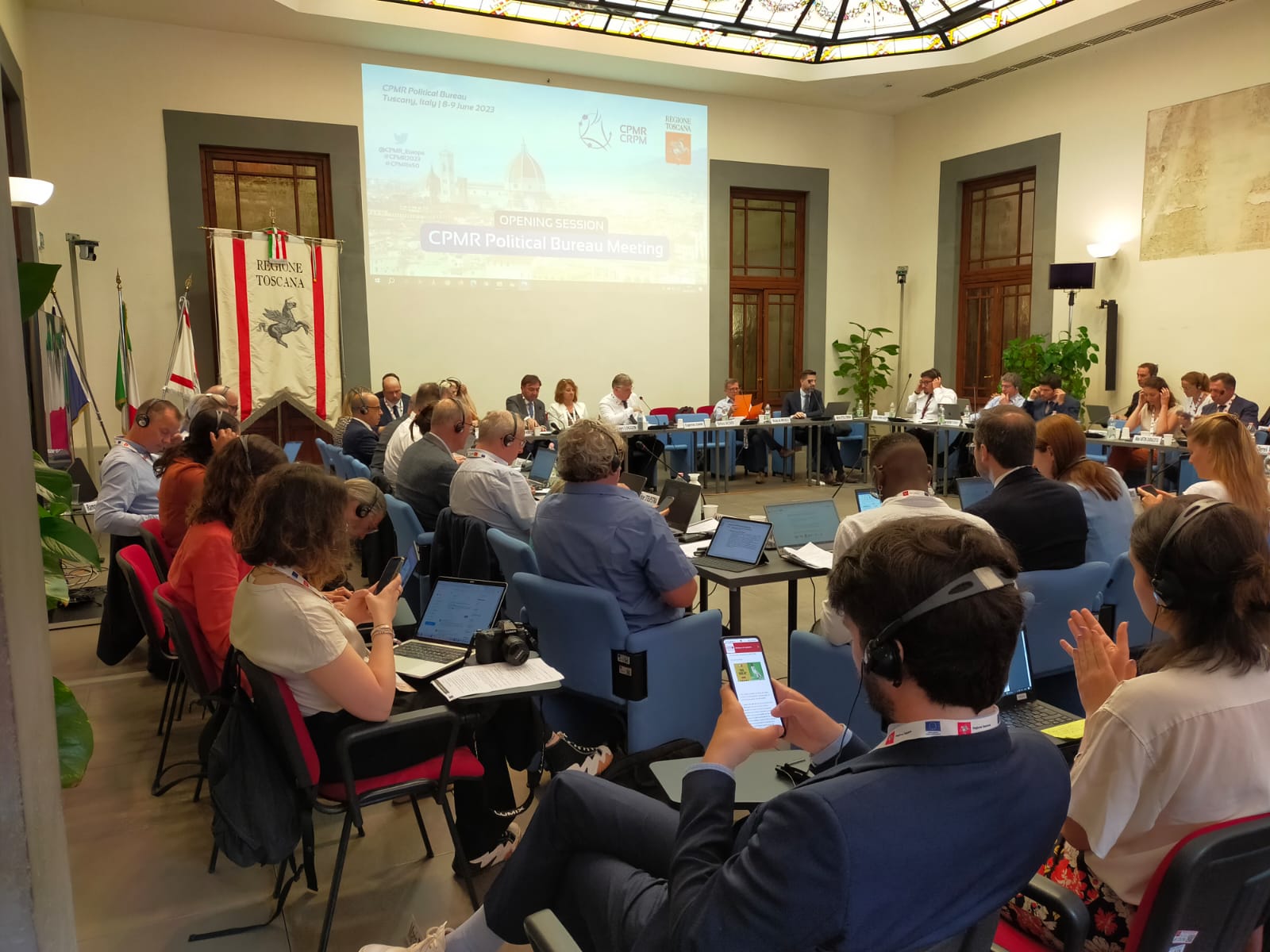 I lavori della Crpm, alle 13.30 punto stampa con i presidenti Giani e Loggen