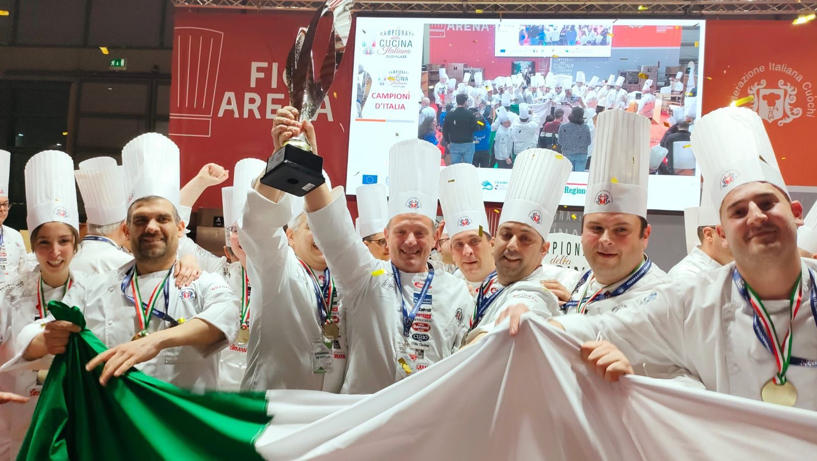 I cuochi toscani campioni d'Italia, le congratulazioni di Saccardi