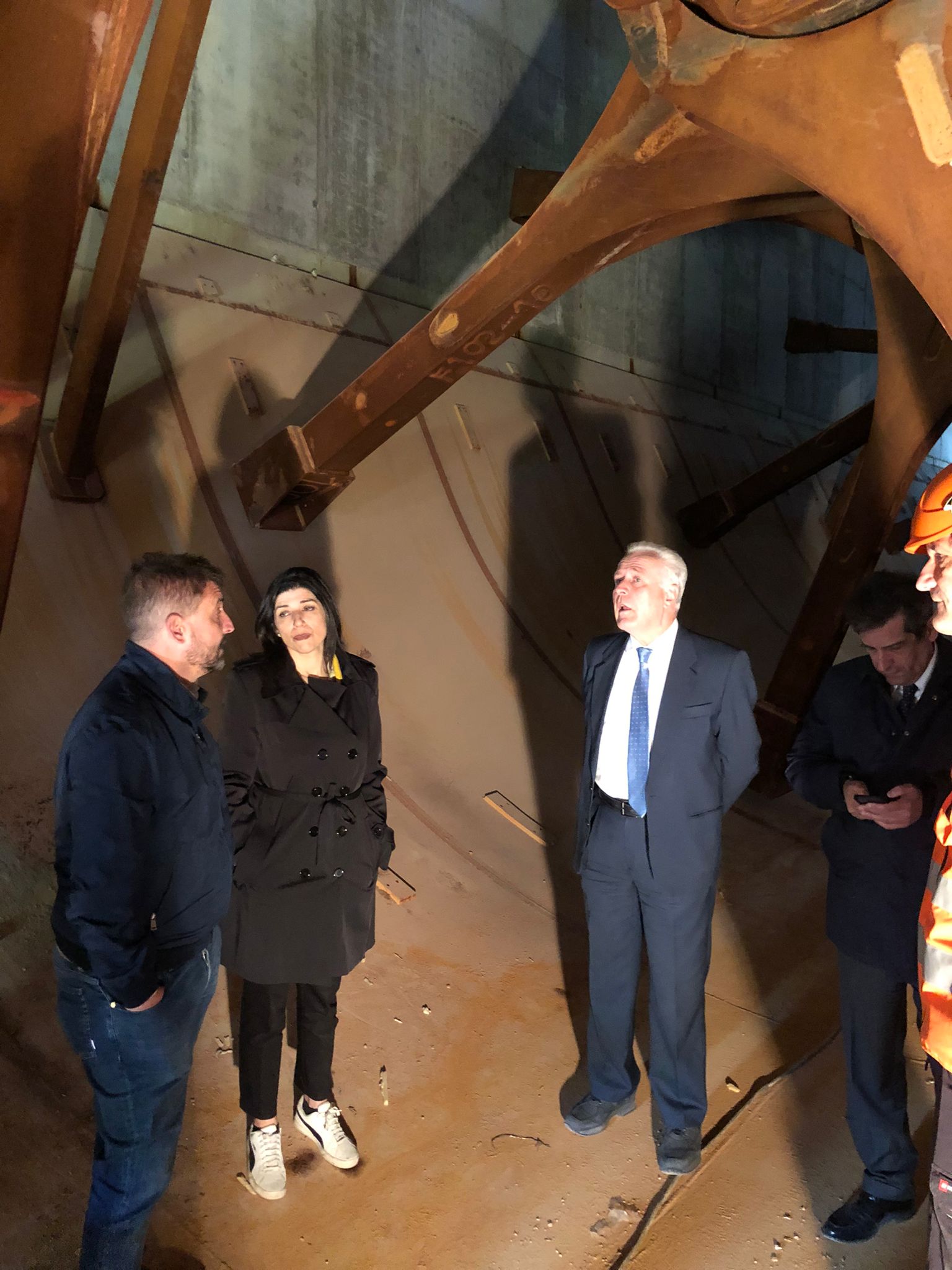 Montespertoli, Giani e Monni al cantiere del futuro biodigestore