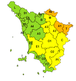 Neve e vento, codici giallo e arancione per appennino orientale e centro sud