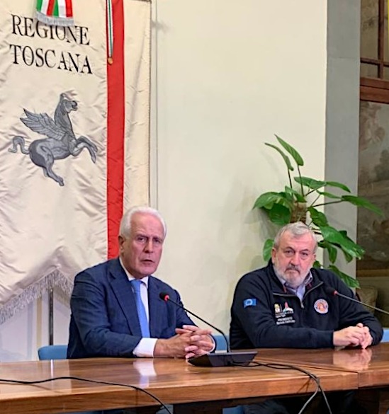Alluvione, Giani accoglie Emiliano: “Grazie, la Toscana non è sola”