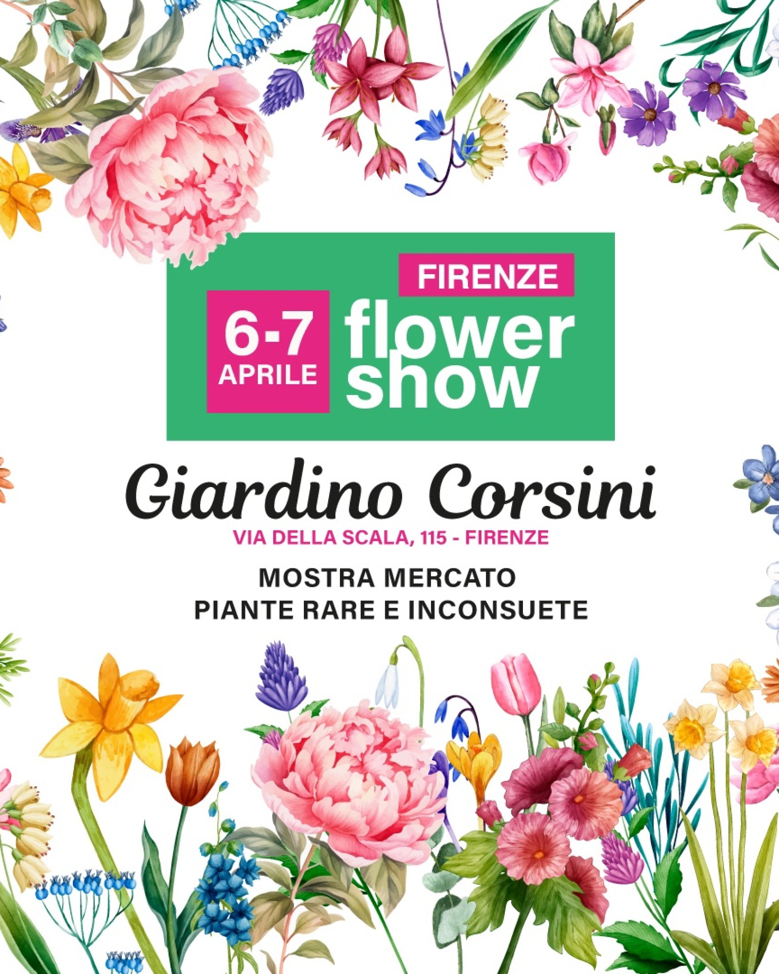 Torna Firenze Flower Show, la presentazione mercoledì 3 aprile alle 12