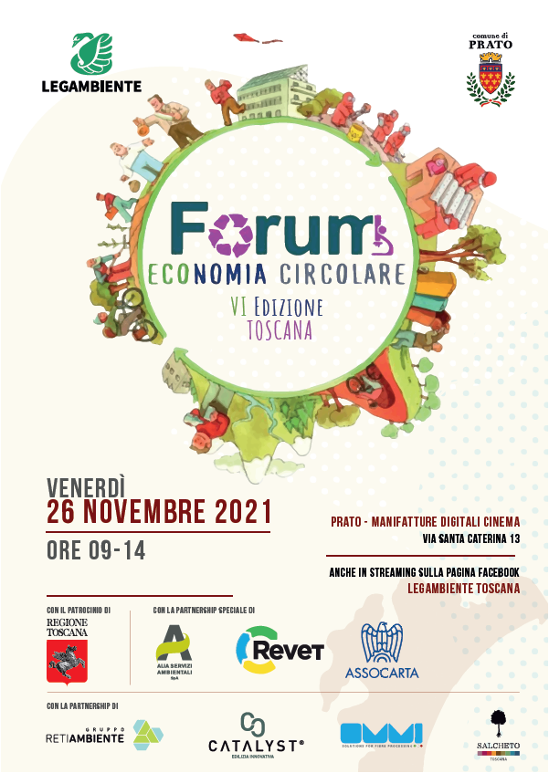 Ambiente, Monni al VI Forum dell'economia circolare di Legambiente